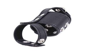 Penis Extender Cage Ring Dildo Restraints For Men Leather Cock Scrotum Bound Ball Stretcher Male 2107222428430