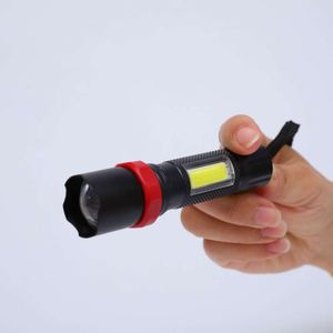 Aluminum Alloy Strong Light LED Charging Outdoor Side Lighting, Focusing Mini Portable Pocket Flashlight 805143