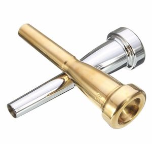 WholeNew High Quality 2 Colors SilverGold Trumpet Mouthpiece 3C Size For For Bach8373753