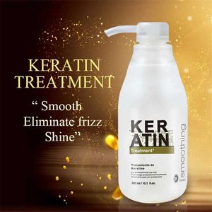 Şampuan Saç Kremi%5/%8/%12 Brezilya Keratin Tedavisi Düz saçlar için 1 parça 300ml saflaştırılmış şampuan pürüzsüz saç bakım ürünü seti Q240316