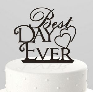 Feis Arcylic Cake Topper Day Ever Letter Birthday Cake Topper Wedding Decoration Cake Accessory1561817