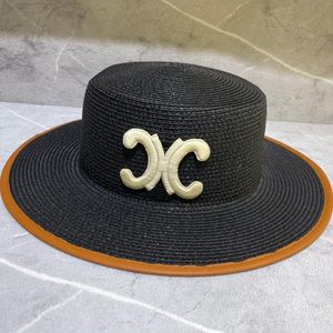 Masowe słomkowe kapelusz damskie męskie projektant wiadra czapki luksusowe szerokie grzbiet sunhat letni hat na plaży ladies Casual Outdoor Casquette