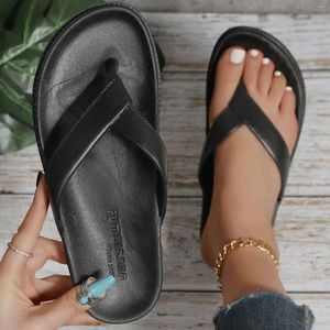 Chinelos na moda sandálias de praia casal estilo flip flops indoor outdoor wear verão clipe em sapatos de sola macia antiderrapante