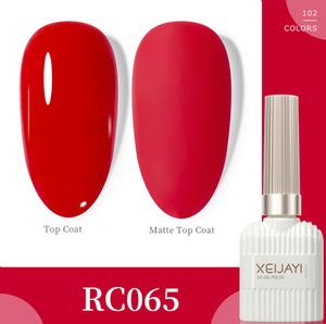 Classic Rouge Elegance: UV Gel Nail Polish in Luxurious Red, Glossy and Matte Finishes, Perfect for Timeless Style