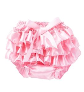 Małe ubrania dziecięce niemowlę Bowknot Short Pants Ruffle Bloomer Biełdowe majtki pieluchy urodzone krótki 6957874