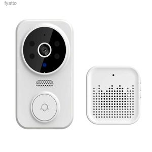 Doorbells Tuya Popular M8 wireless doorbell camera 1080 high-definition information ring ringtone WiFi video intelligent intercomH240316