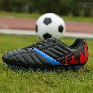 American Football Shoes 2024 Men Soccer Kids High Top Breathable Cleats Antiskid Chaussure TF Outdoor