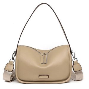 Luxus Große Kapazität Weiche Echtes Leder Frauen Schulter Umhängetasche Designer Solide Rindsleder Handtasche Weibliche Crossbody-tasche Sac 240301