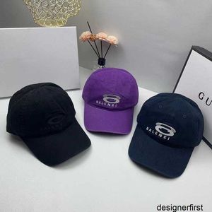 Designer 23 New Hat Women's Internet Celebrity Par Street Fashion Letter Brodered Baseball Hat Korean Edition Washed Cotton Duck Tongue Hat XC9P UQIX