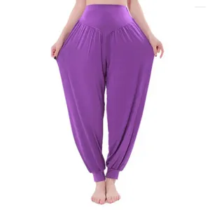 Kvinnors byxor kvinnor yoga elastisk lös casual bomull mjuk sport dans stor storlek 3xl bloomers fitness sport tröjor