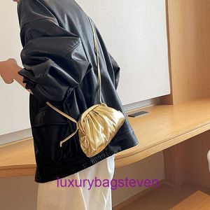 Designer Bottgss Ventss Bolsa Sacolas para mulheres loja online Bolsa plissada francesa em 2024 nova moda e famosa na internet bolinho casual com logotipo real SJFO