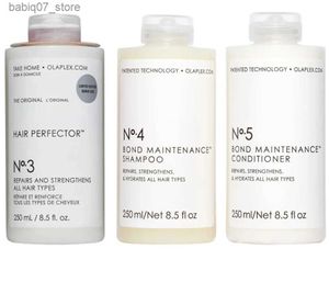 Shampoo Conditioner 3 4 5 250 ml Shampoo und Conditioner zur Reparatur von starkem Schwarzhaar für alle professionellen Haarpflegeprodukte Q240316