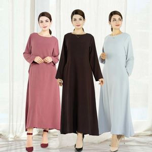 Roupas étnicas de alta qualidade Oriente Médio Dubai Turco Multi-cor Plus Size Vestido Feminino Oração Muçulmana Abaya