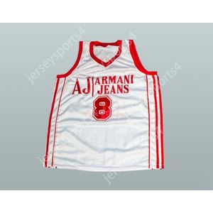 Custom Any Name Any Team DANILO GALLINARI 8 MILANO BASKETBALL JERSEY NEW All Stitched Size S M L XL XXL 3XL 4XL 5XL 6XL Top Quality