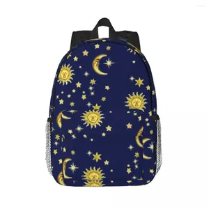 Backpack Sun Moon And Stars Backpacks Teenager Bookbag Cartoon Children School Bags Laptop Rucksack Shoulder Bag Large Capacity