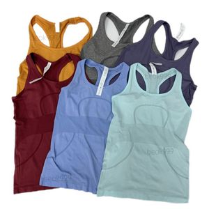 outfit Vest Womens Yoga Vest 1.0 Sports Fitness Running Training Sweatshirt Slim Fit Hip Length Vest Seamless Training