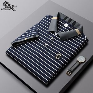 Polo Shirt Men Summer جودة عالية الجودة رجال قصير القميص قميص القميص القطن رجال الأعمال القميص البولو غير الرسمي M-4XL 3661 240304