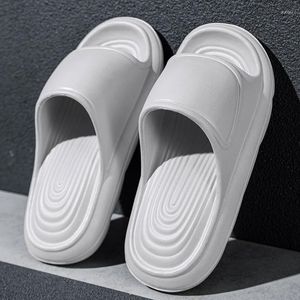 Sandals Summer Couple Slippers Men's EVA Bathroom Shoes Non-slip Mans Shoe Men House Soft Male Comfortable Slides Style