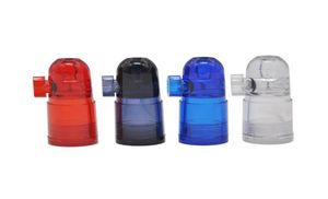 Tabacco da fiuto in plastica dispenser acrilico proiettili in metallo razzo tabacco da fiuto 4 colori 48mm per picchetto mini pipa da fumo narghilè tubi dell'acqua b1945627