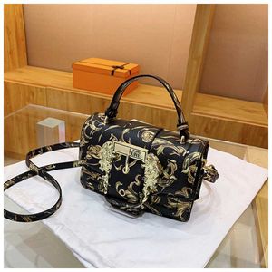 55% Off Online sales Printed Western Style Small Square is Magnificent Versatile Handheld Womens