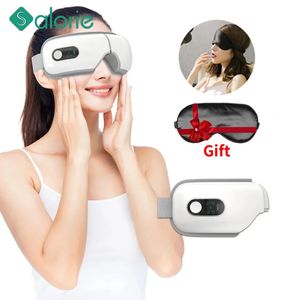 Bluetooth Eye Massager Electric Vibration Care Device Wrinkle Fatigue Relieve Massage Compress Therapy Glasses 240309