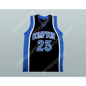 Personalizzato Qualsiasi nome Qualsiasi squadra DEMAR DEROZAN COMPTON 23 MAGLIA DA BASKET SCUOLA SUPERIORE Tutte le taglie cucite S M L XL XXL 3XL 4XL 5XL 6XL Alta qualità