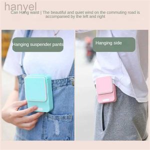 Electric Fans Hanging Neck Usb Fan Summer Multi Function Charge Portable Handheld Desktop Small Fan Folding Women Universal Mini Fan Electric 240316