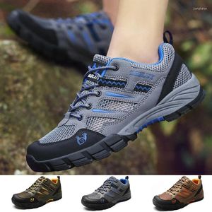 Sapatos de fitness caminhadas homens à prova dwaterproof água verão ao ar livre tênis respirável botas confortáveis homem rápido