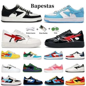 Designer sk8 sta low Casual Shoes Platform APBapestar Sneakers Women Shark Black Camo Combo Pink APBapestas Sk8 Sta Plate-forme scarpe