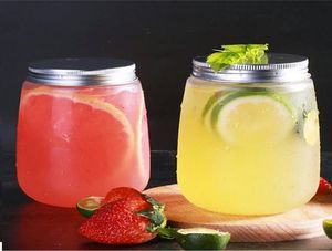 500ml copo pet leite frio chá bebida garrafa em forma de plástico descartável embalagem de suco fresco garrafa de armazenamento 8681177