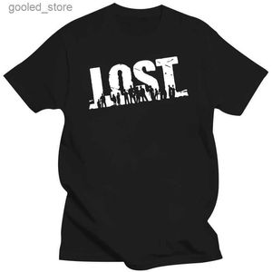 Mäns T-shirts Lost TV Series Movie S-XXL T-shirt Q240316