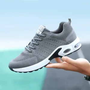 Casual Shoes 2024 Men Sneakers Solid Color Mesh Breattable Vulcanized Large Size Comfort Flat Bottom Running Sports