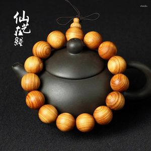 Strand Taihang Thuja Sutchuenensis古い素材高度に油性仏ビーズ15mm 15ブレスレット卸売