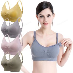 Tanques 3pcs amamentando sutiã de maternidade sutiã de sutiã para alimentar sutiã Prevenido roupas de flegagem para mulheres grávidas Gravidez Bra