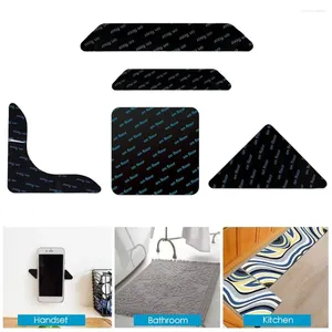 Carpets 12pcs Reusable Floor Sticky Tapes Household Accessories Grippers Rug Stoppers Pads Carpet Sticker