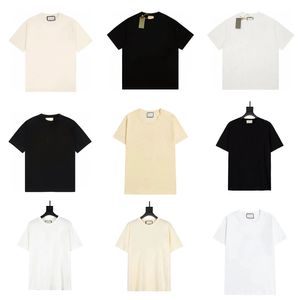 Men's Designer T-Shirts & Bags - Luxurious Summer Round-Neck Tees with Sweat-Absorbing Short Sleeves, Breathable Cotton for Outdoor Wear, Stylish Printed Lovers' Clothing