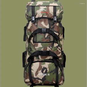 Backpack Multi-purpose Men's 70L Big Capacity Ccamouflage Nylon Travel Bags