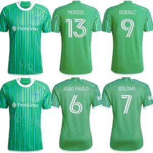 Seattle Sounders Soccer Jersey 24-25 Men 10 DE LA VEGA 9 RUIDIAZ 18 VARGAS 8 ATENCIO 5 TOLO 13 MORRIS 23 CHU 11 RUSNAK 6 JOAO PAULO 25 RAGEN 16 ROLDAN Football Shirt Kits