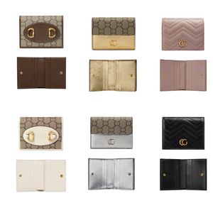 Marmont Ophidia with Box Mens Coin Poose Vintage Leathury Luxury Designer Card Card Womens Pouchs Purches Pruses Wallet Pochette Holders Portafoglio 466492キーポーチ