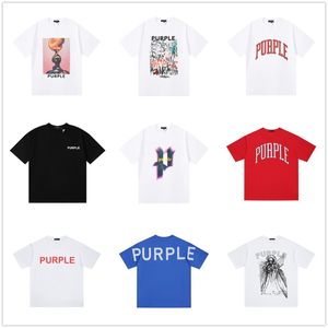 Men's T shirts t Shirt Purple Tshirt Designer Shirts Brand Graphic Tee Mens Clothes s m l xl