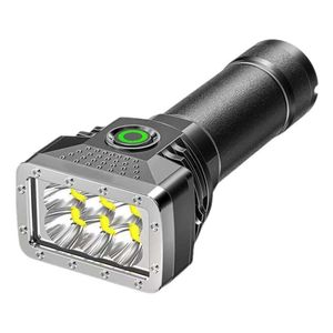 New Mini Strong Light Outdoor Lighting Home Emergency Portable Charging Long Range LED Flashlight 116479