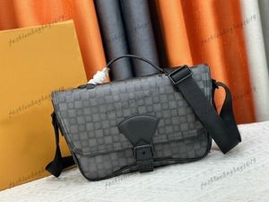 M46685 Мужчины модные повседневные дизайна роскошная сумка Montsouris Messenger Сумка для сумочка кросс -кусок сумки для плеча