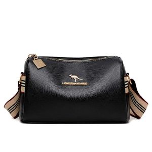 Weiche Neue Leder Große Kapazität Kissen Tasche Breite Schulter Frauen S Tasche Casual Schulter Umhängetasche