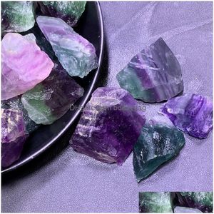 Loose Gemstones Irregar Natural Crystal Stone Gemstones For Handmade Pendant Necklaces Jewelry Making Fashion Accessories Home Garden Dhj6Z