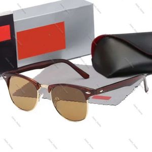 Fashion Luxury Ray Sunglasses Designer Men Women Shady Raybands Sunglasses Pilot Protection Band Driving Ben Sun Glasses Glass Lens High Qualitys Uv400 Eyewear 856