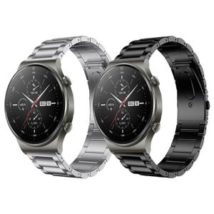 Huawei GT 2 Pro Band 2E GT2 46mm Magic Metal Stainless Steel Clasp Bracelet2797用のチタンストラップを見る