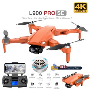 L900 PRO SE GPS 드론 4K HD 5G WIFI FPV 카메라 쿼드 콥터가있는 브러시리스 모터 RC 미니 드론을위한 장난감.