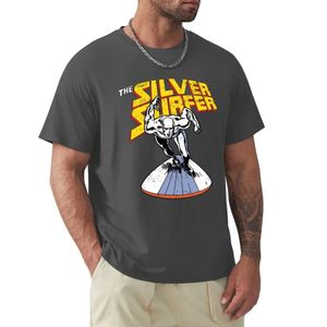 Camiseta The Classic Silver Surfer V3 Grunged camiseta lisa de secagem rápida camiseta para homens 240307