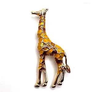 Broches Girafa Broche Pin Esmalte Bijuterias Para Mulheres