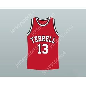 Anpassat alla namn som alla lag Eric Bishop Jamie Foxx Terrell Tigers 13 High School Basketball Jersey All Stitched Size S M L XL XXL 3XL 4XL 5XL 6XL TOPAMALKVALITET